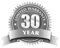 30-year limited warranty seal