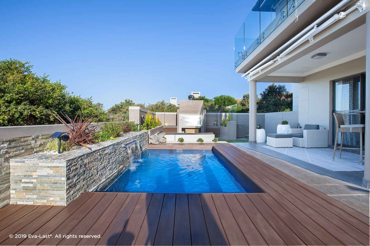 Composite decking colours